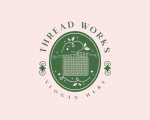 Handicraft Knitting Thread logo design