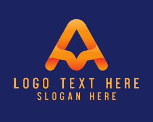 Letter A - Gradient Letter A logo design