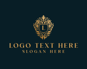 Exclusive - Royal Shield Wreath logo design