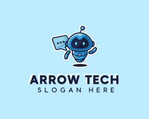 Tech Robot Chat  logo design