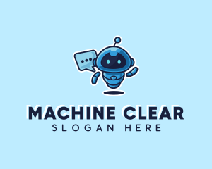 Innovate - Tech Robot Chat logo design
