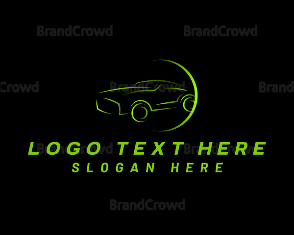 Automobile Car Racing Logo