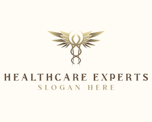 Caduceus Healthcare Lab logo design