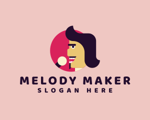 Singer - Cartoon Male Singer logo design