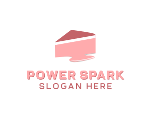 Cake Slice - Bakery Cake Dessert logo design