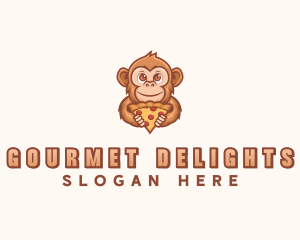 Monkey Pizza Restaurant logo design