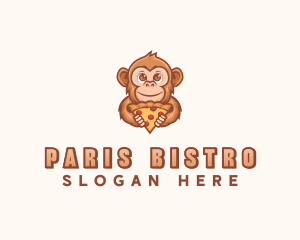 Monkey Pizza Restaurant logo design