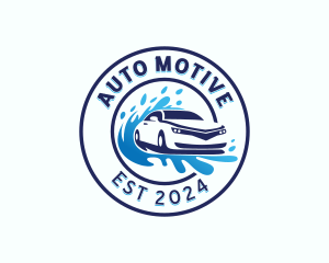 Auto Car Washing logo design