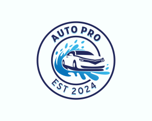 Auto Car Washing logo design