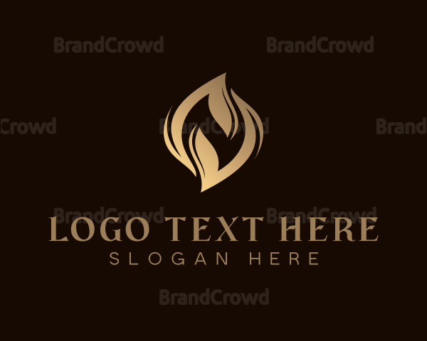 Elegant Flame Letter N Logo