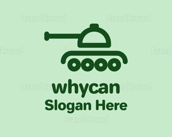Military Tank Weapon Logo