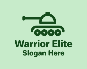 Military Tank Weapon logo design