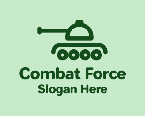 Military - Military Tank Weapon logo design