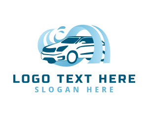 Car Cleaning - Car Wash Vehicle Cleaning logo design