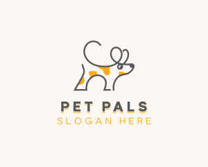 Pet Canine Dog logo design