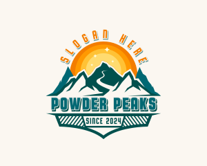 Summit Mountain Peak logo design