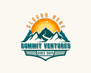 Summit Mountain Peak logo design