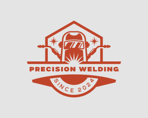 Welding Helmet Ironworks  logo design