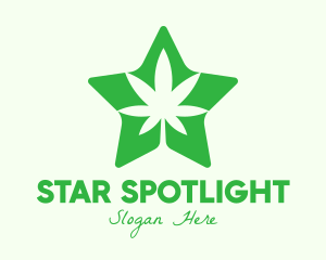 Green Star Cannabis logo design