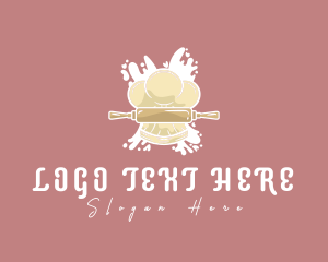 Baking - Toque Rolling Pin Chef logo design