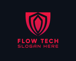 Tech Gaming Shield  logo design