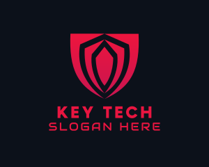 Tech Gaming Shield  logo design