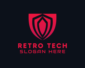 Tech Gaming Shield  logo design