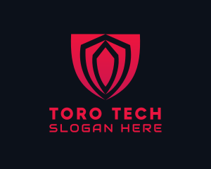 Tech Gaming Shield  logo design