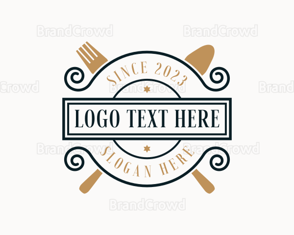 Restaurant Fancy Catering Logo