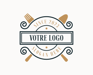 Restaurant Fancy Catering Logo
