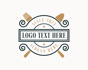 Cafe - Restaurant Fancy Catering logo design