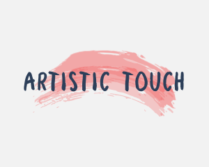 Fun Brush Stroke Business logo design