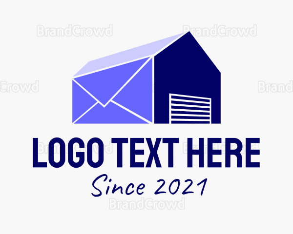 Blue Garage Mail Logo