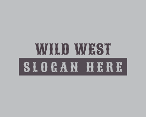 Western - Western Clothing Brand logo design
