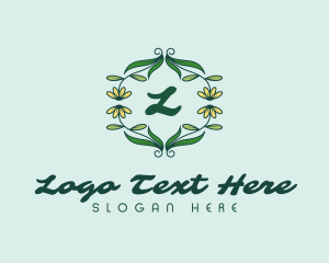 Blooming - Beauty Floral Wreath logo design