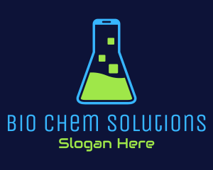 Mobile Chemistry Lab logo design