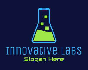 Mobile Chemistry Lab logo design