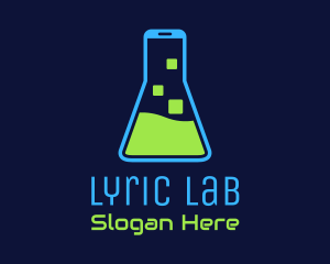 Mobile Chemistry Lab logo design