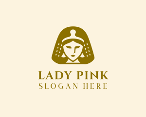 Egyptian Queen Lady logo design