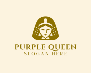 Egyptian Queen Lady logo design