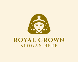 Queen - Egyptian Queen Lady logo design