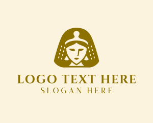 Lady - Egyptian Queen Lady logo design
