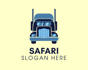Heavy Duty Shipping Truck Logo