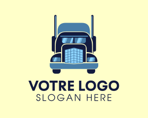 Heavy Duty Shipping Truck Logo