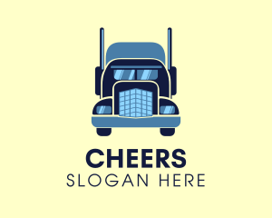 Truck - Heavy Duty Shipping Truck logo design