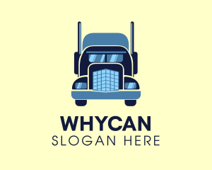 Heavy Duty Shipping Truck logo design