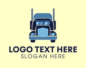 Heavy Duty Shipping Truck Logo