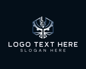 Mechanical - Metalwork Laser Fabrication logo design