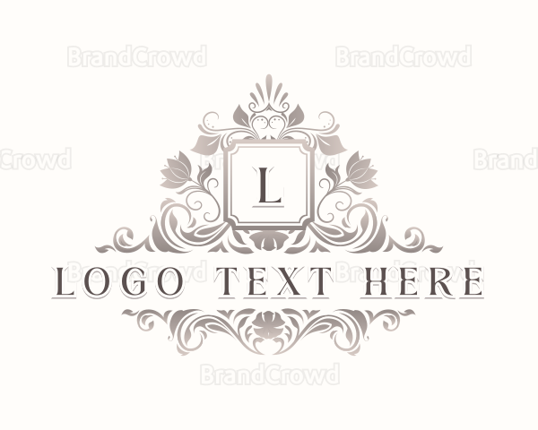 Decorative Floral Ornament Logo