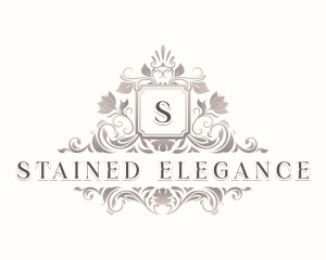 Decorative Floral Ornament logo design